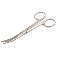 Dressing Scissors British BluntSharp Curved 15cm min
