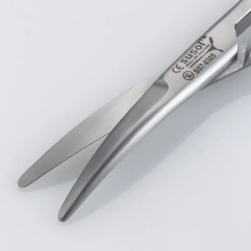 Single Use May Scissors Curved 14cm Cutting Edge min