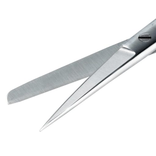 Tungsten Carbide Dressing Scissors BluntSharp Straight 15cm cutting edge min